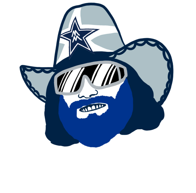Dallas Cowboys Macho Man Randy Savage iron on transfers